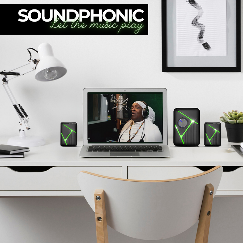 Speaker Bluetooth - SOUNDPHONIC RGB 11W RMS