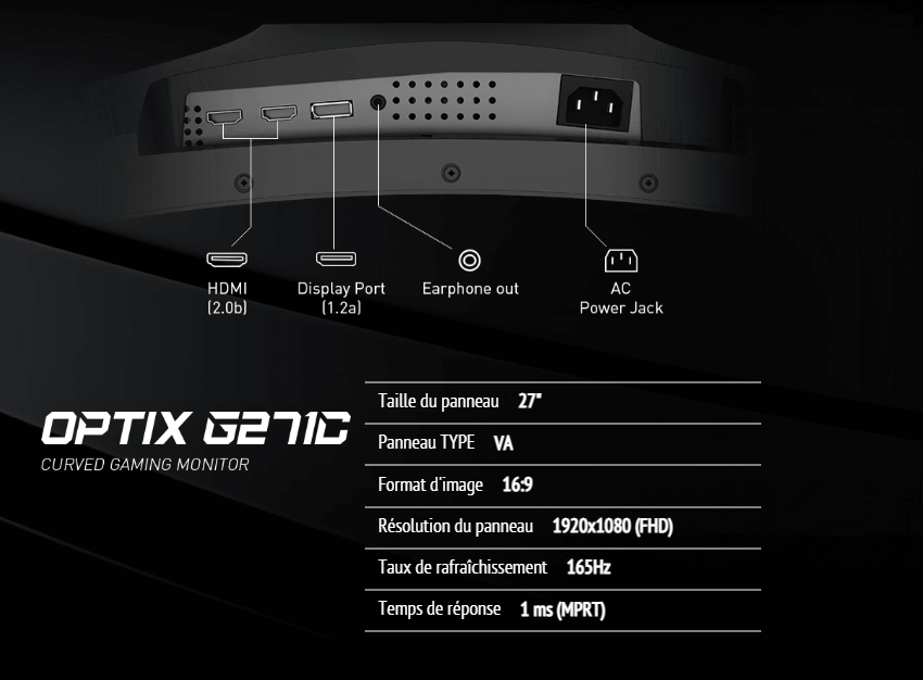 connectique-optix-g271c
