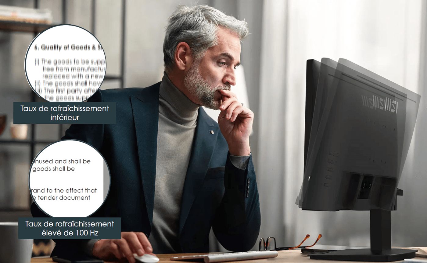 écran pro Msi MP223 E2 - 21.45" - 100Hz