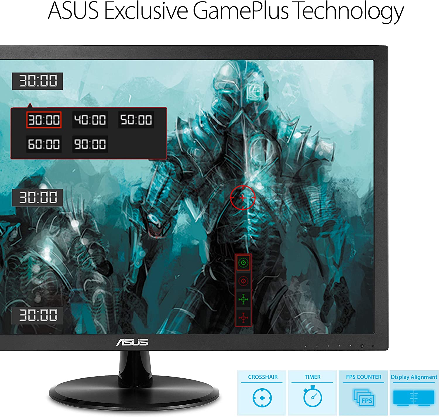 écran avec Technologie GamePlus exclusive à ASUS