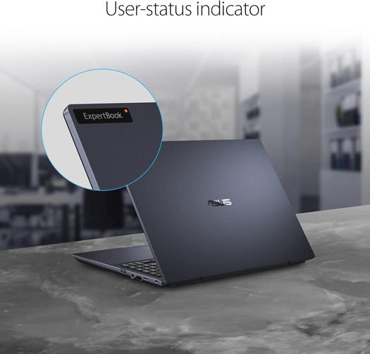 PC Portable Pro Asus Expertbook User-Status indicator