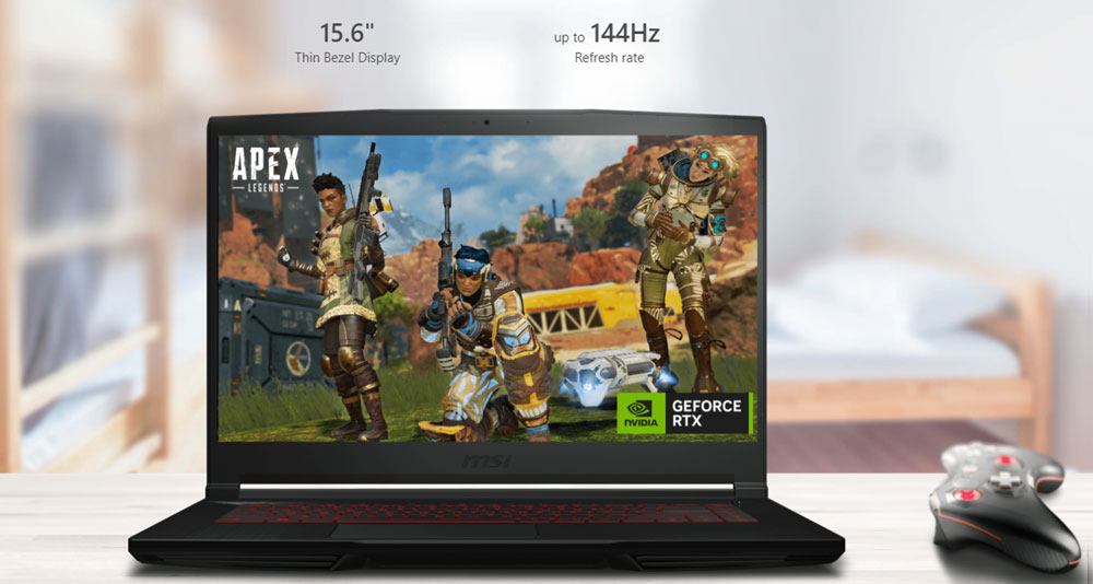 pc portable gamer msi thin GF63 12UCX-681XFR